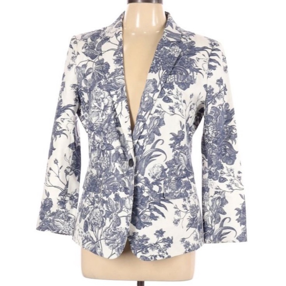 Ann Taylor Loft Toile Jacket